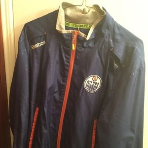 Reebok Edmonton Oilers Mens Jacket
